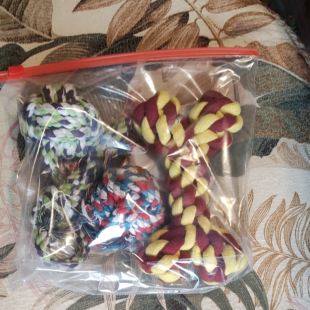 PETS: 3-SET ROPE DOG TOYS